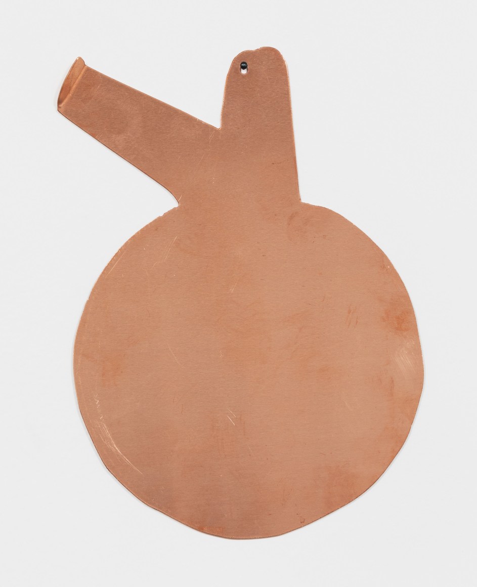 Imi Knoebel 1000 Hasen, 2021 Copper sheet, water jet cutting technique 10 1/4 x 7 1/8 x 1/4 in 26 x 18 x 0.8 cm Edition of 25 (#25/25) (IKN21.001)