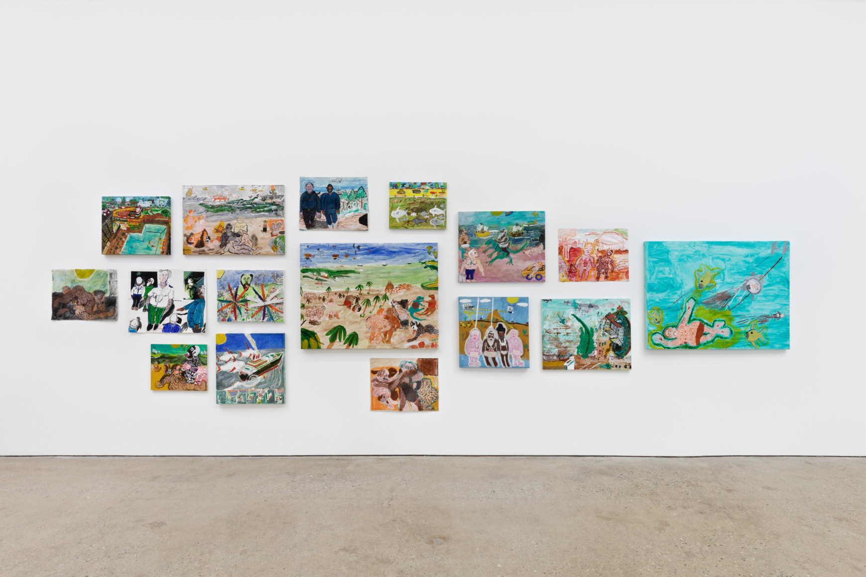 Installation View of Raynes Birkbeck The World View Show (May 20&ndash;June 30, 2020) Nino Mier Gallery, Los Angeles, CA