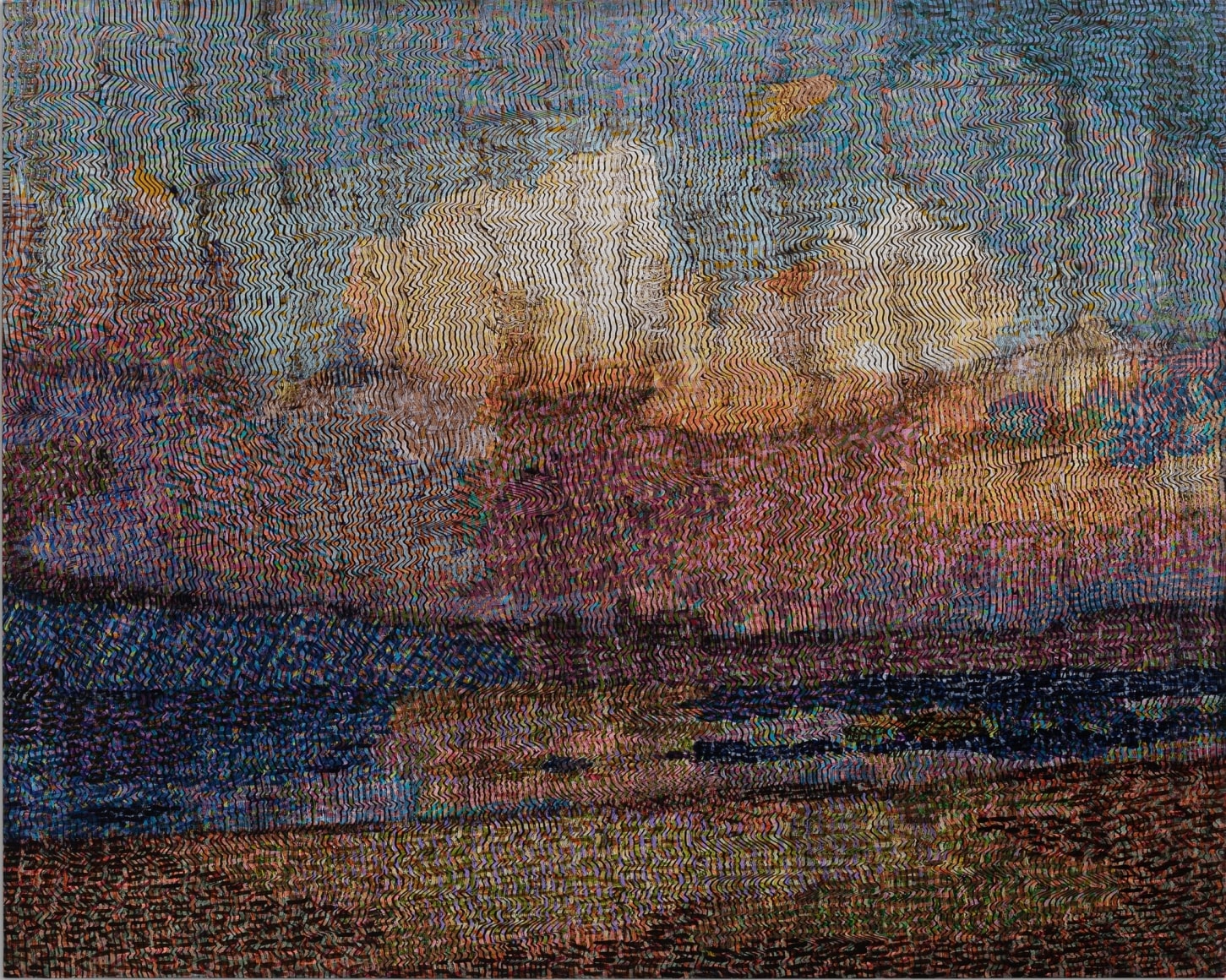 Gregory Hodge May Evening, 2025 Acrylic on linen 63 x 78 3/4 in 160 x 200 cm (GHO25.019)