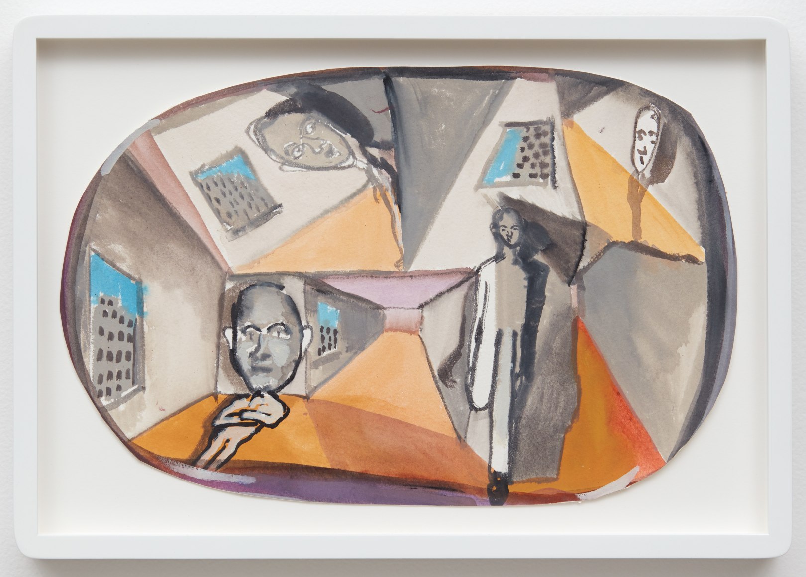 Tomasz Kowalski Untitled, 2018 Watercolor on paper 14 3/8 x 9 1/2 in 36.6 x 24.1 cm (TKO18.013)