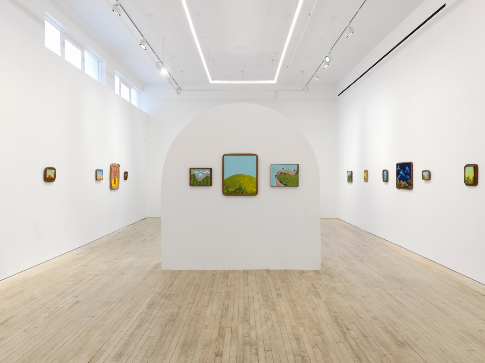 Installation view of Karel Dicker, tamed flowers, Nino Mier Gallery, Tribeca, June 27 – August 8, 2025