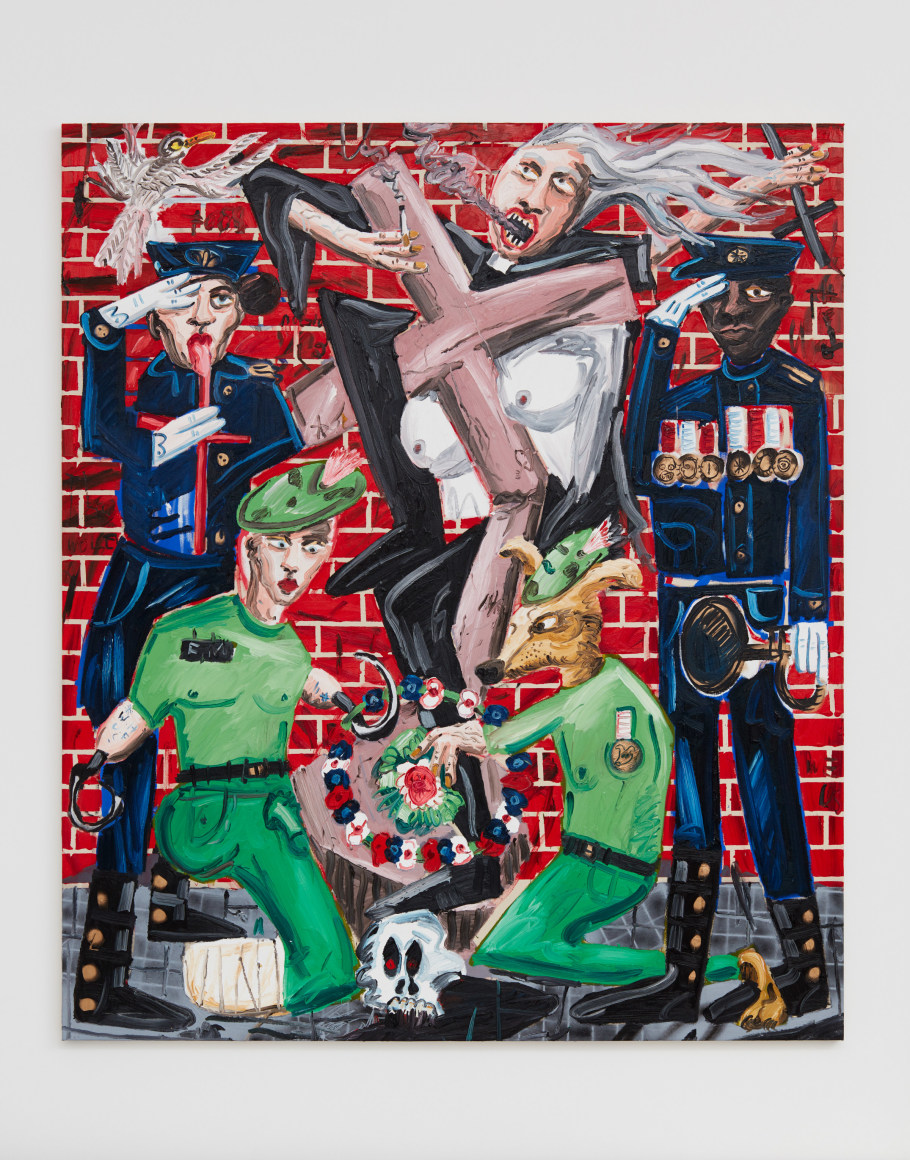 Dale Lewis, White Lightning , 2018 Oil on canvas 78 3/4 x 66 7/8 in 200 x 170 cm (DLE18.006)