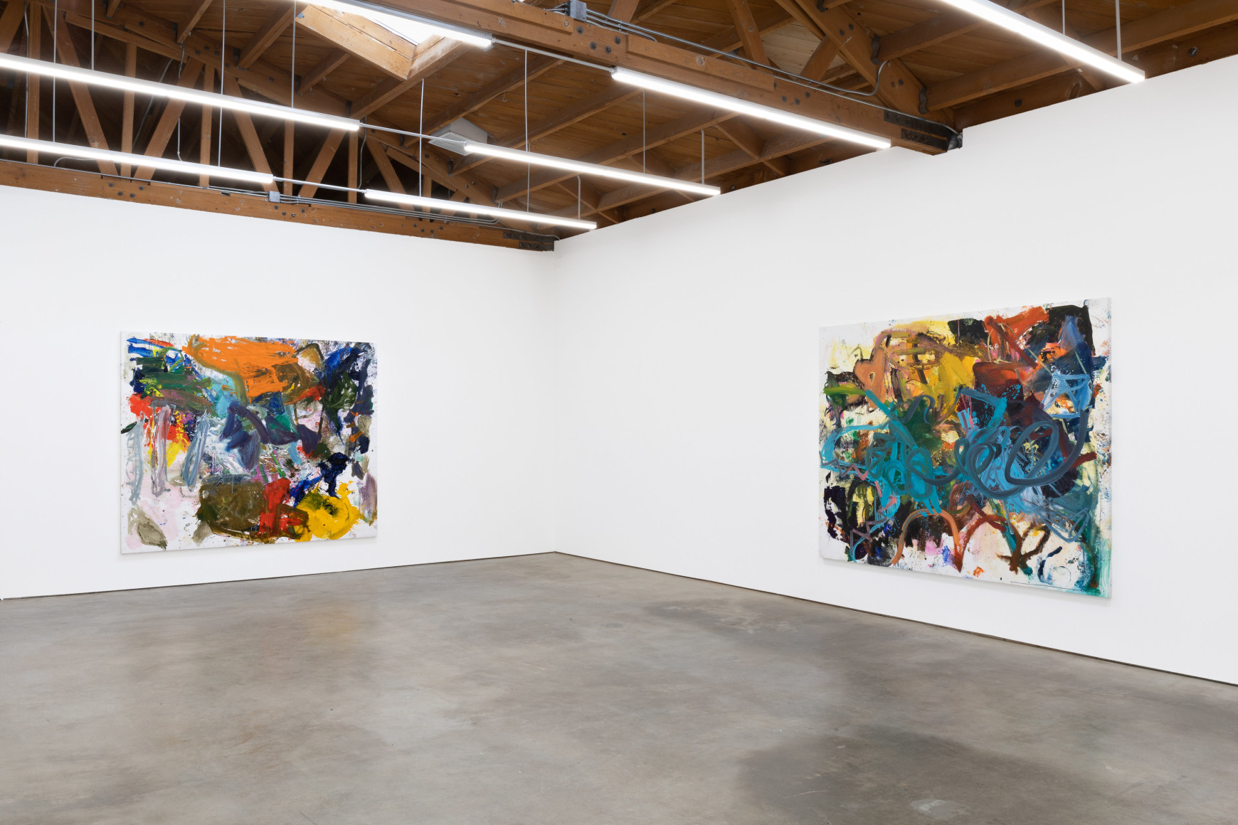 Installation View of "Zurück zur Angst" "Eye Beep"
