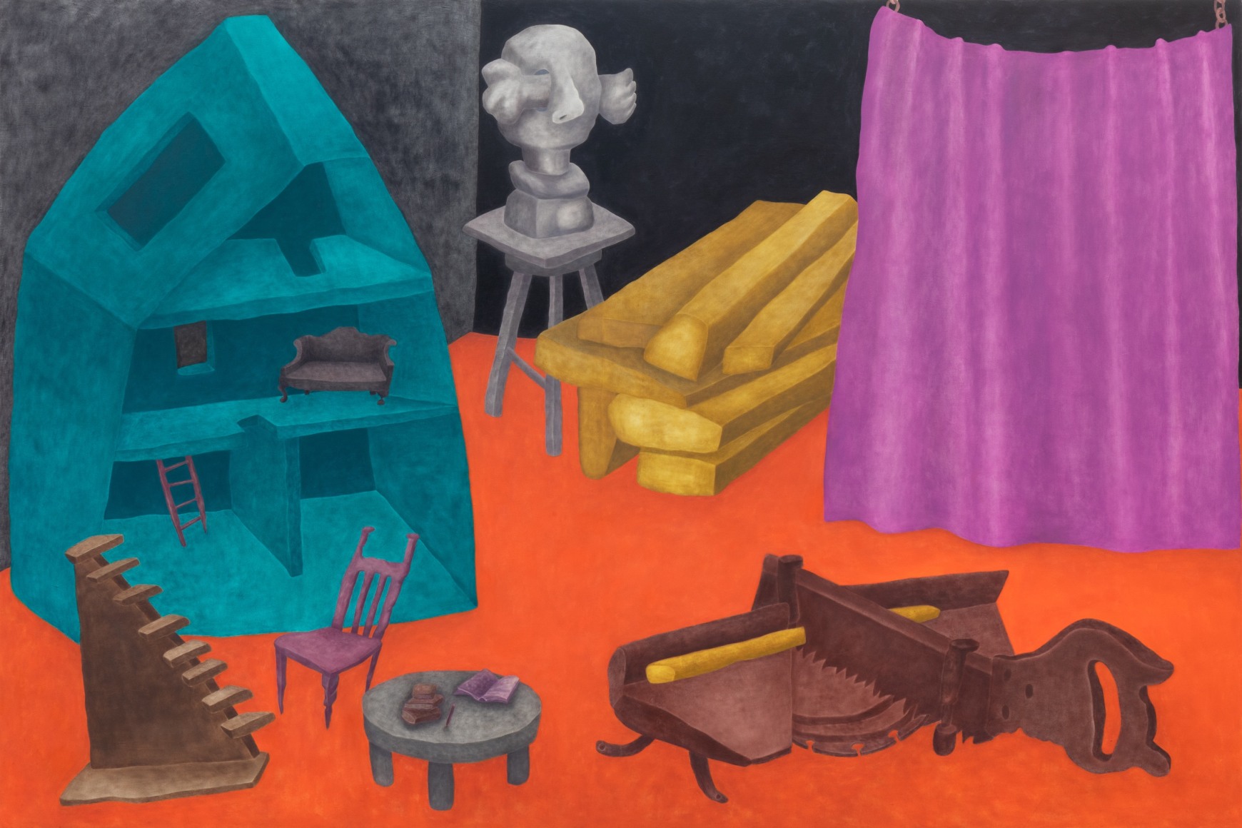 Ginny Casey, Behind the Curtain, 2019