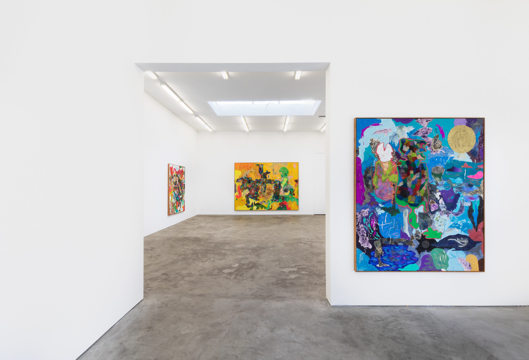 Installation Shot 4 of Michael Bauer: Caves and Gardens (May 20&ndash;June 30, 2020). Nino Mier Gallery, Los Angeles, CA