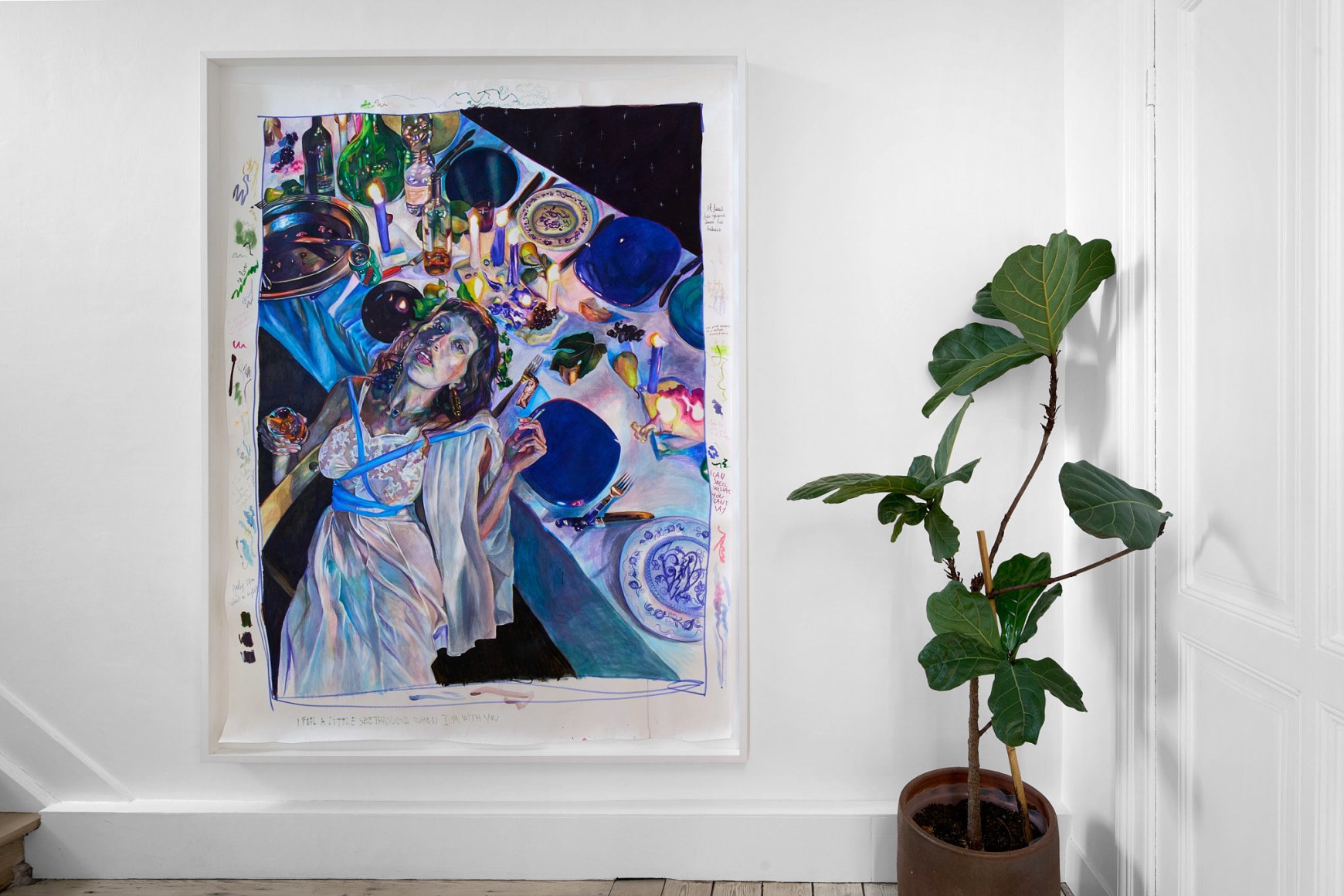 Installation view of Giulia Messina, The statue kissed me but no one was looking at us, Nino Mier Gallery, Brussels, June 13 – July 19, 2025