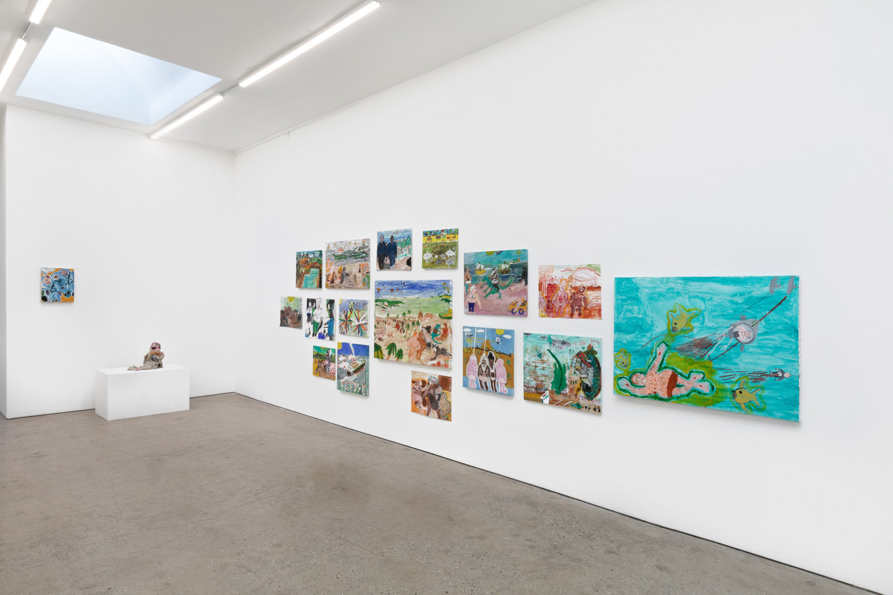 Installation View of Raynes Birkbeck, The World View Show (May 20&ndash;June 30, 2020) Nino Mier Gallery, Los Angeles, CA