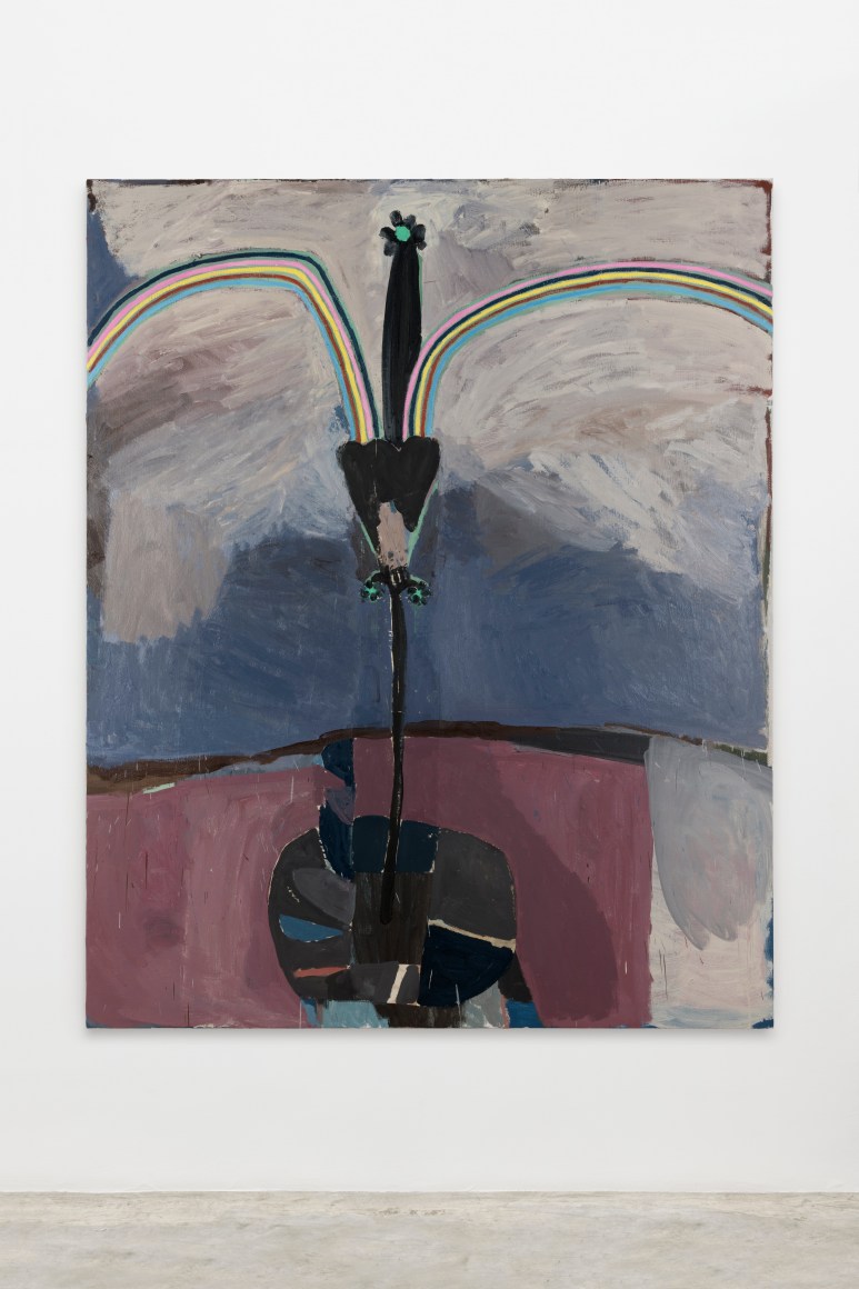 Mònica Subidé The women with wings, 2022 Oil and collage on linen 70 7/8 x 57 1/8 in 180 x 145 cm (MSU22.009)
