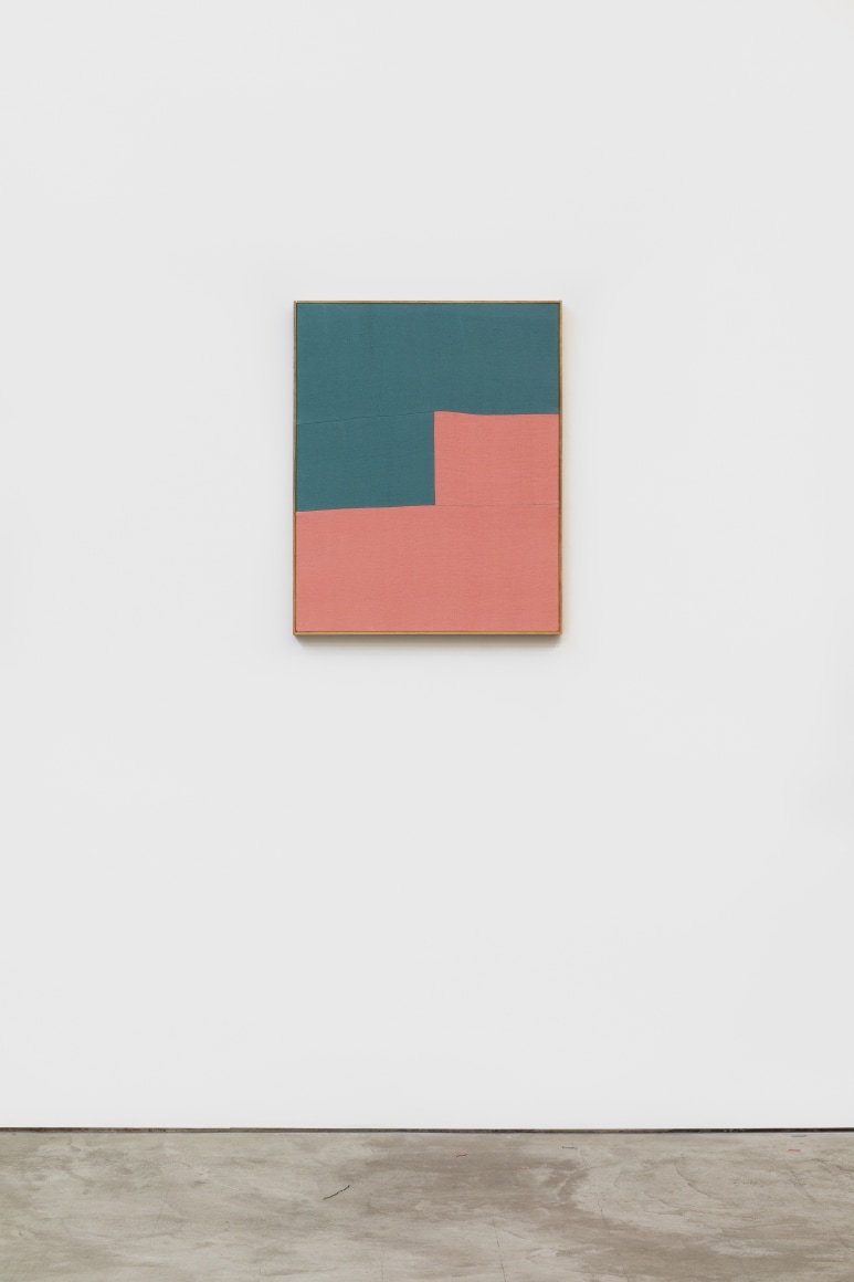 Ethan Cook Untitled, 2017 Hand woven cotton canvas and canvas in artist's frame 30 x 24 in 76.2 x 61 cm (ECO17.002)