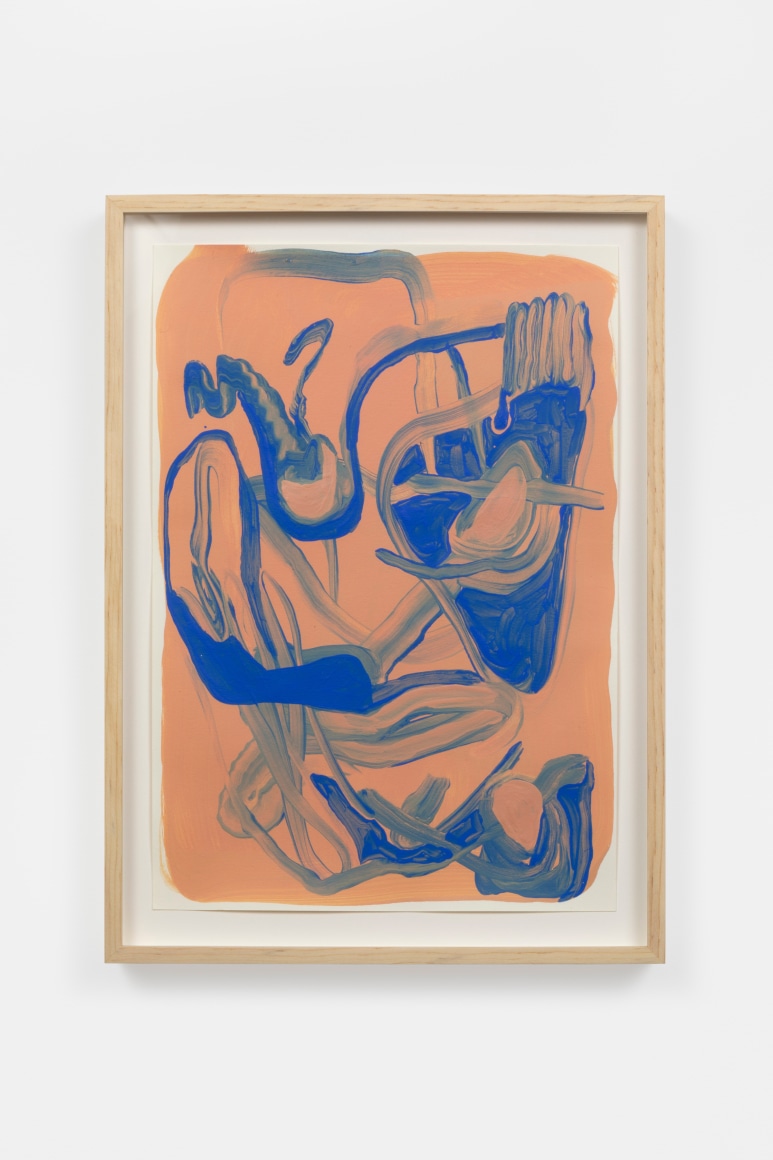 Jana Schröder PAP ARM XS 3, 2021 Acrylic on paper 11 3/4 x 8 1/8 in 29.8 x 20.6 cm (JSR21.040)