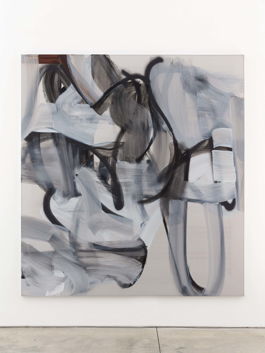 Liliane Tomasko all that we bind, 2022 Acrylic and acrylic spray on aluminum 76 x 70 in 193 x 177.8 cm (LTO22.004)