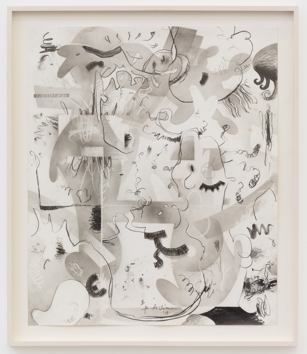 Jan-Ole Schiemann, To be titled, 2019. Graphite on paper 24 1/8 x 20 1/8 in 61 x 51 cm (JS19.007)