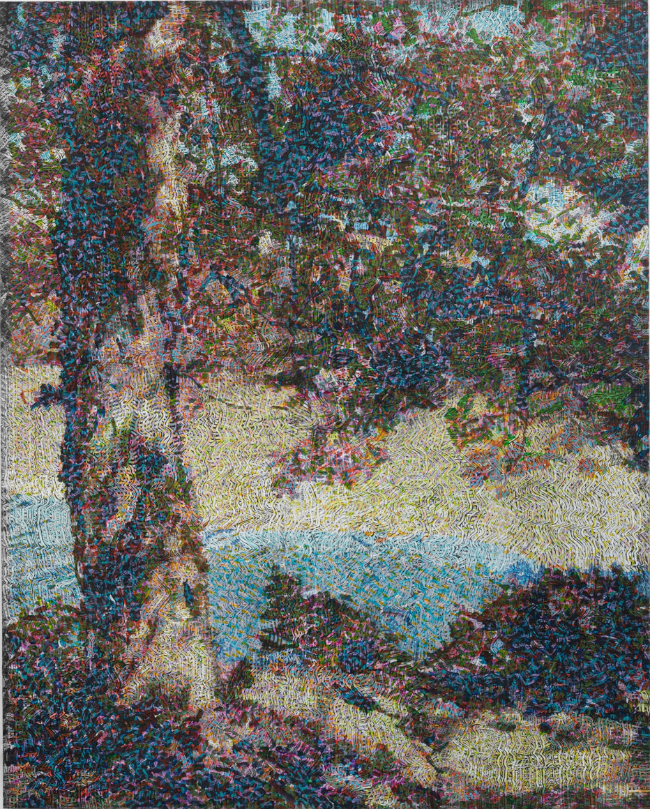Gregory Hodge Edge, 2025 Signed, titled, and dated on verso Acrylic on linen 78 3/4 x 63 in 200 x 160 cm (GHO25.004)