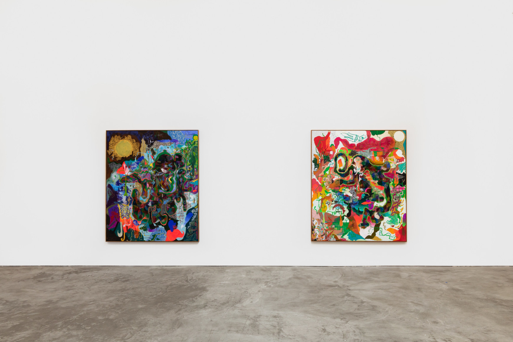 Installation Shot 2 of Michael Bauer: Caves and Gardens (May 20&ndash;June 30, 2020). Nino Mier Gallery, Los Angeles, CA