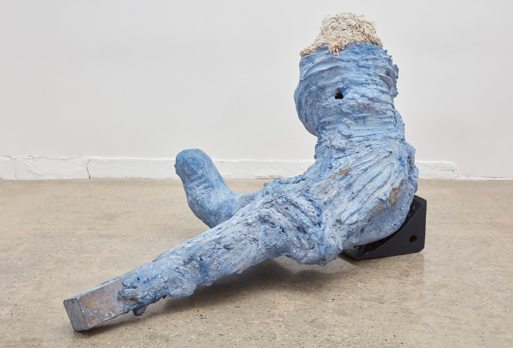 Blair Saxon-Hill Today (Boli Object), 2018 Wood, hydrocal, mesh, foam, fiber reinforced plaster, gouache 34 x 62 x 36 in 86.4 x 157.5 x 91.4 cm (BSH18.059)