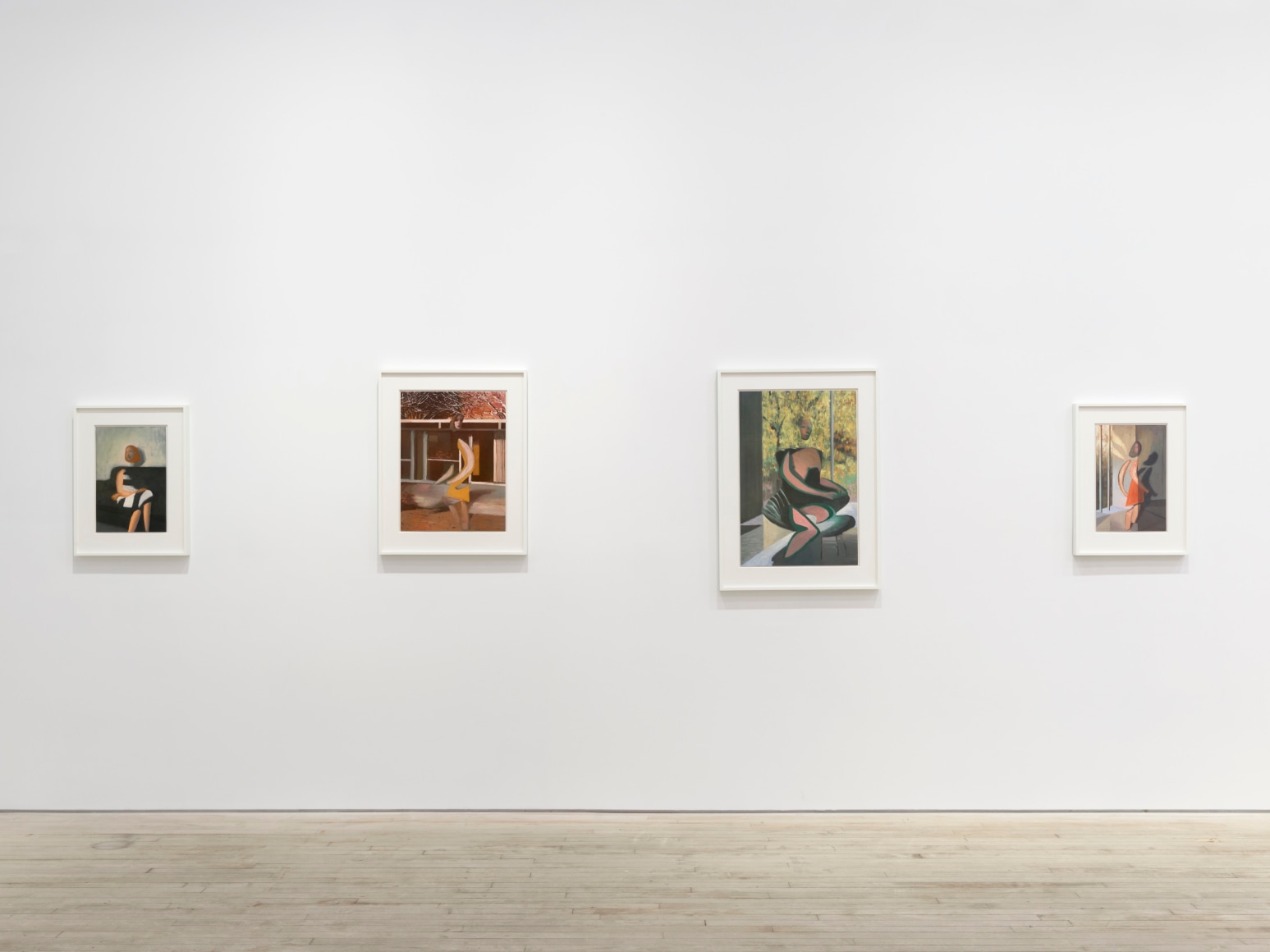 Installation view of Jonathan Wateridge, Works on Paper, Nino Mier Gallery, Tribeca, September 5 – October 18, 2025