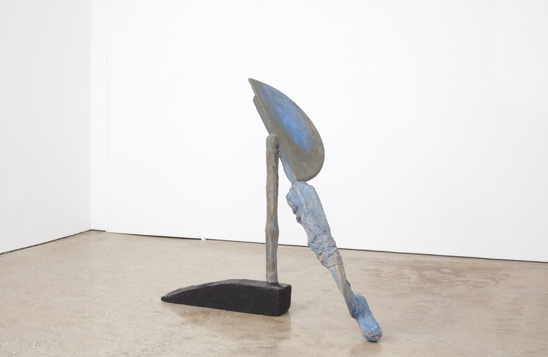 Blair Saxon-Hill LoveDipDeathDance, 2018 Table top, wood, hydrocal, fiber reinforced plaster, cement, cloth, handrail, driftwood, gouache, pigment 52 x 59 x 22 in 132.1 x 149.9 x 55.9 cm (BSH18.053)