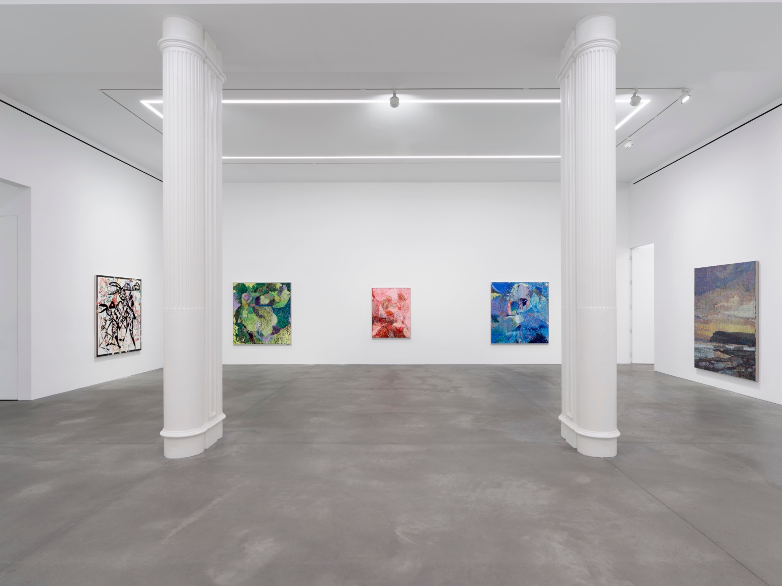 Installation view of Strata, Nino Mier Gallery, SoHo, June 26 – August 8, 2025