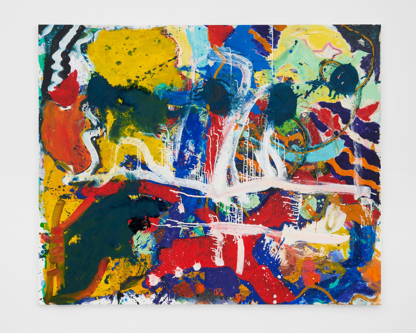 Anke Weyer Just Drive, 2022 Oil and acrylic on canvas 67 x 82 in 170.2 x 208.3 cm (AWE22.012)