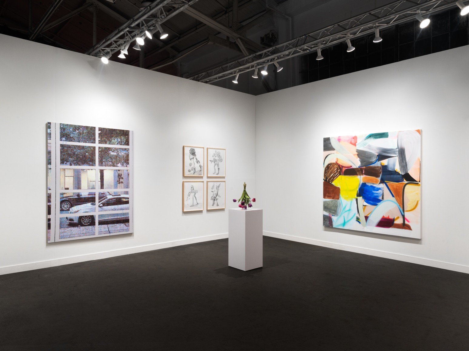 Installation view of Group presentation, FOG Design+Art, January 18-21, 2024, Nino Mier Gallery.