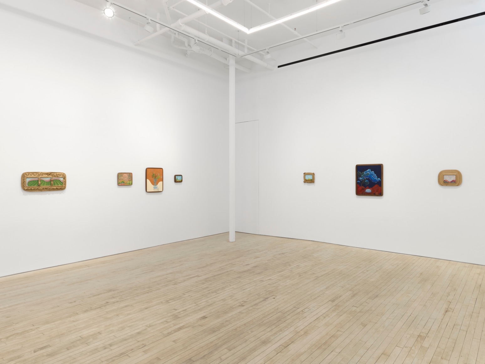Installation view of Karel Dicker, tamed flowers, Nino Mier Gallery, Tribeca, June 27 – August 8, 2025