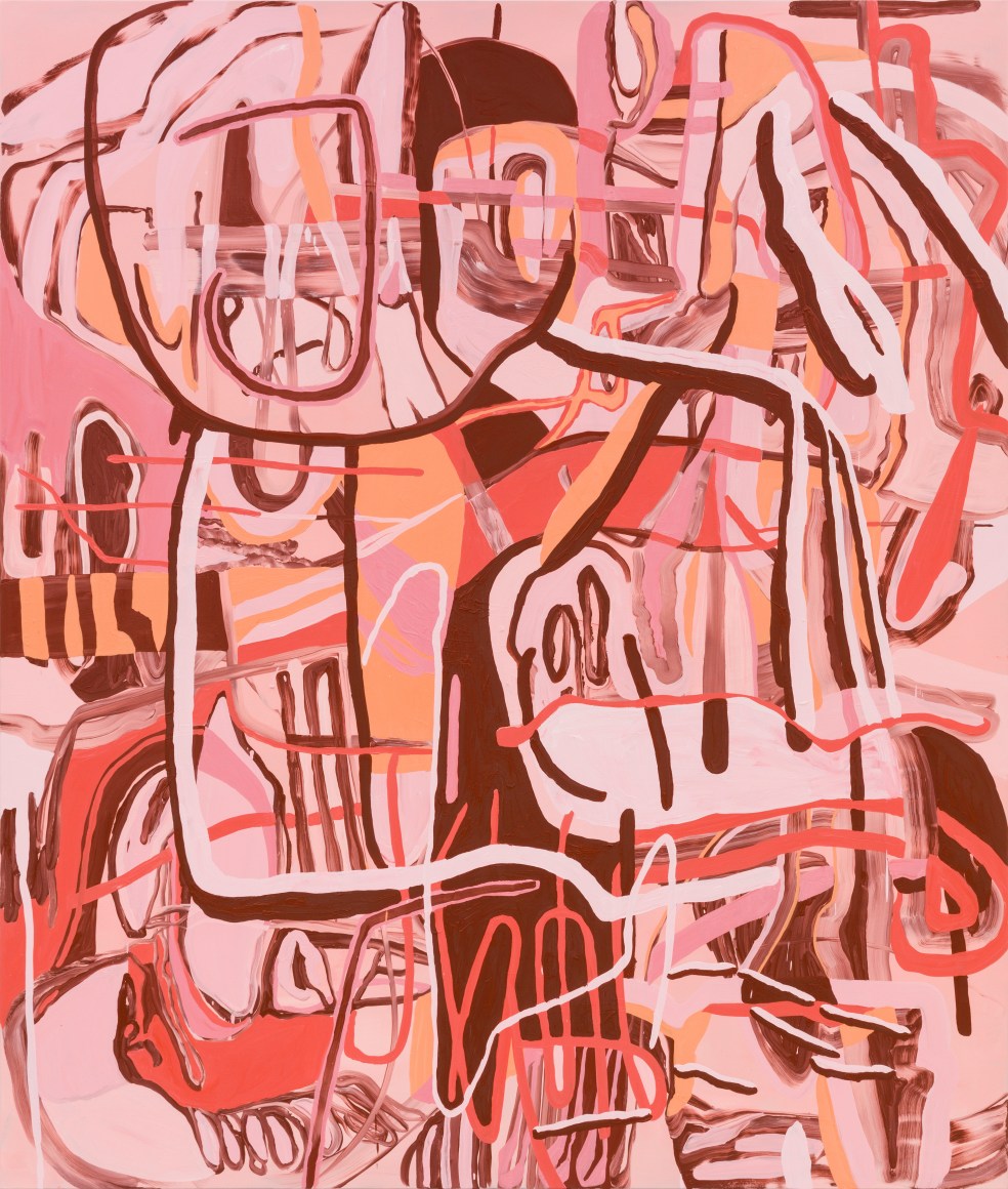 Jana Schröder SPECSHIFT DL3, 2021 Oil on canvas 102 3/8 x 86 5/8 in 260 x 220 cm (JSR21.055)
