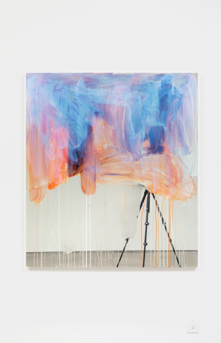 Peter Bonde NOT YET TITLED, 2021 Acrylic on mirror foil 51 1/8 x 45 1/4 in 130 x 115 cm (PB21.018)