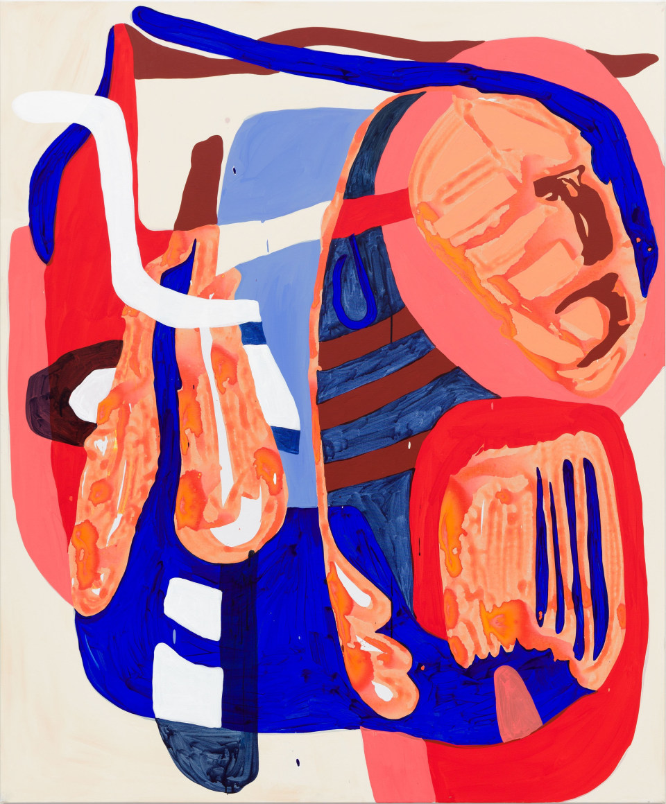 Jana Schröder PERLASYNTHIC BAC M2, 2023 Acrylic on canvas 70 7/8 x 59 in 180 x 150 cm (JSR24.001)