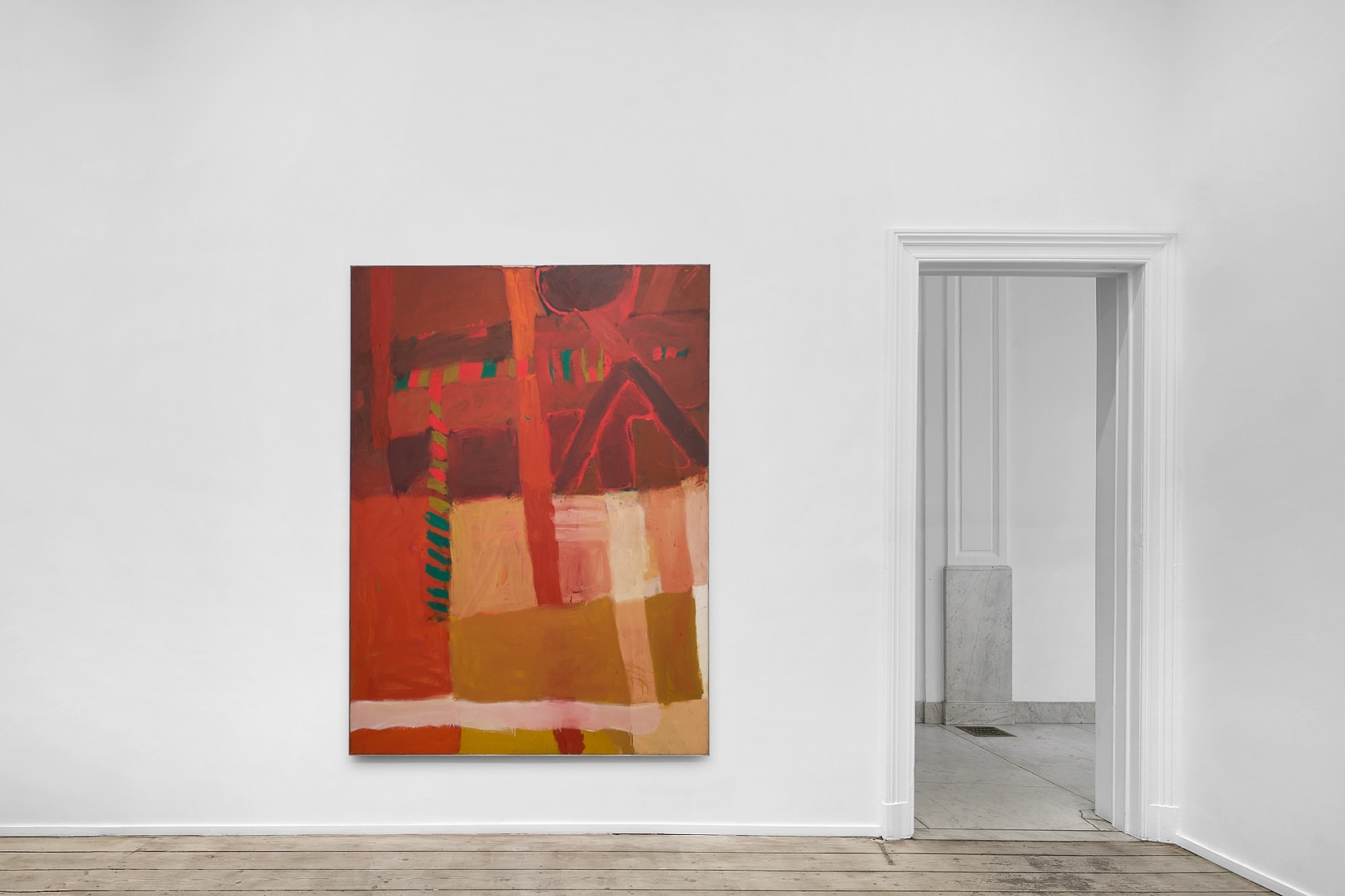 Installation view of Albert Irvin, Albert Irvin: Early Works from the '60s, Nino Mier Gallery, Brussels, October 24 – December 20, 2025