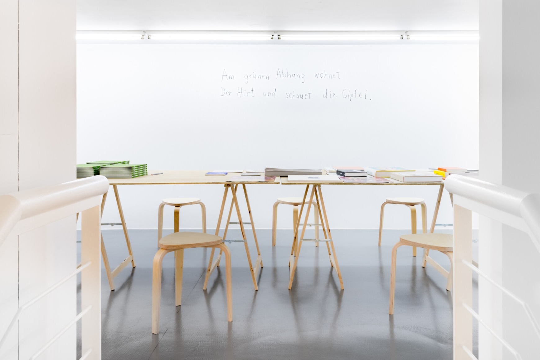 Installation view of André Butzer, Maikäfer flieg!, (January 28 - March 19, 2023), Kunstverein Friedrichshafen. Photo: Kilian Blees