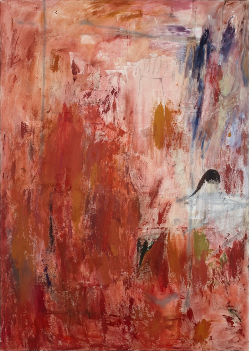 Ted Gahl Commuter (Sunk), 2015 acrylic, oil, graphite, colored pencil, and enamel on canvas 84 x 60 in 213.4 x 152.4 cm (TG15.009)