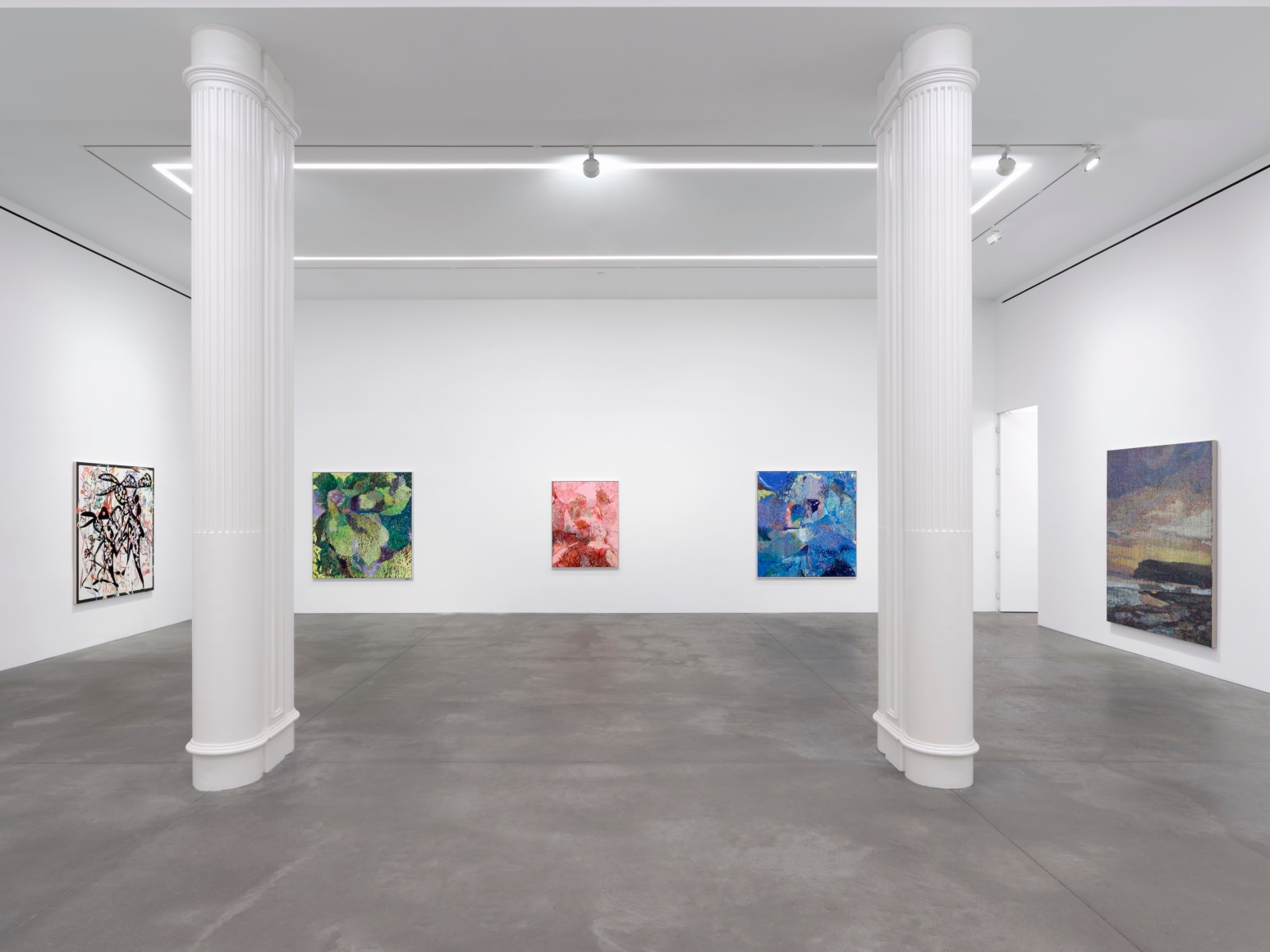 Installation view of Strata, Nino Mier Gallery, SoHo, June 26 – August 8, 2025