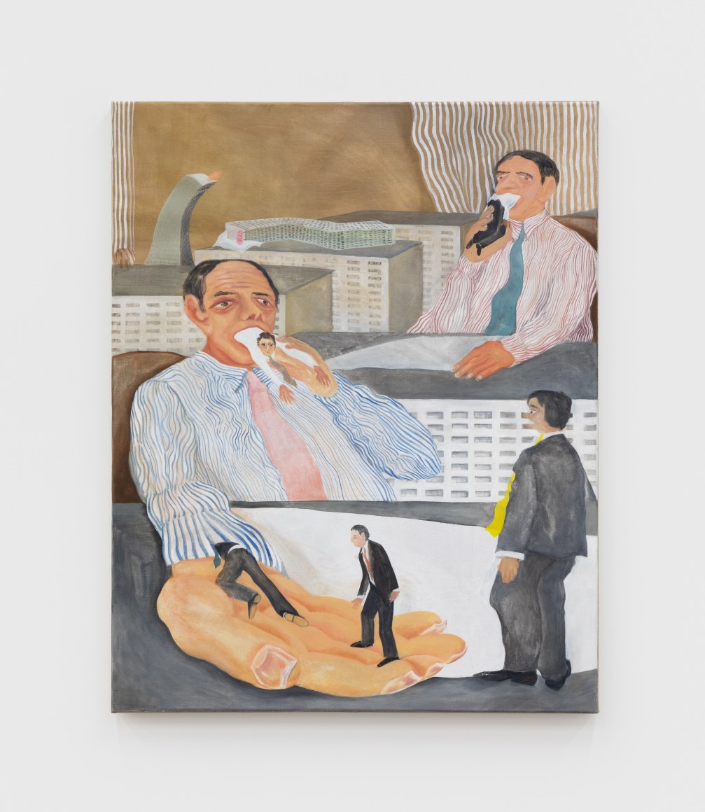 Tomasz Kowalski Skyscraper's Dream, 2020 Oil on canvas 49 1/4 x 37 3/8 in 125 x 95 cm (TKO20.007)