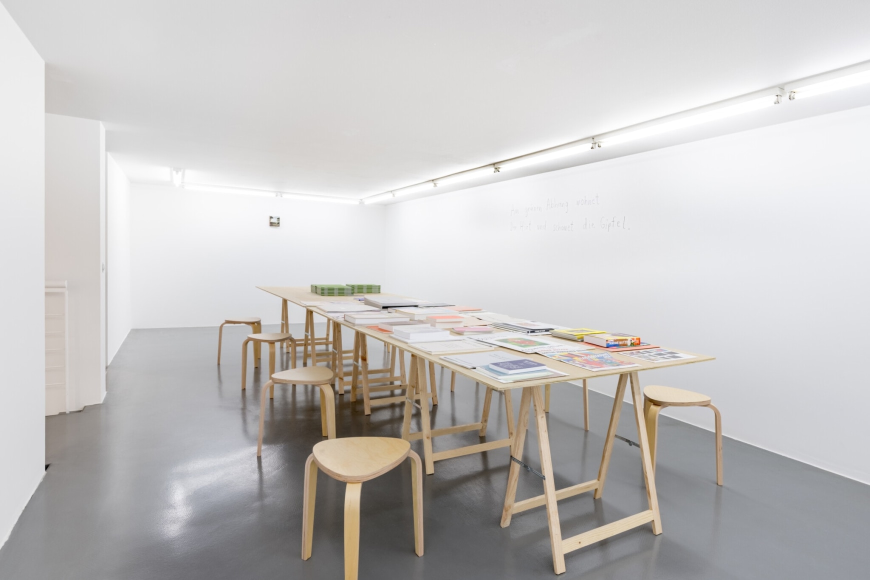 Installation view of André Butzer, Maikäfer flieg!, (January 28 - March 19, 2023), Kunstverein Friedrichshafen. Photo: Kilian Blees