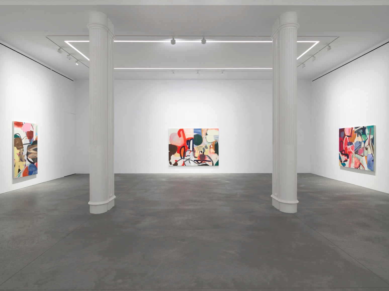 Installation view of Liliane Tomasko, POEM THINGS, Nino Mier Gallery, SoHo, September 3 – October 18, 2025