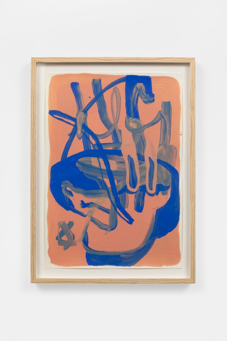 Jana Schröder PAP ARM XS 2, 2021 Acrylic on paper 11 3/4 x 8 1/8 in 29.8 x 20.6 cm (JSR21.041)