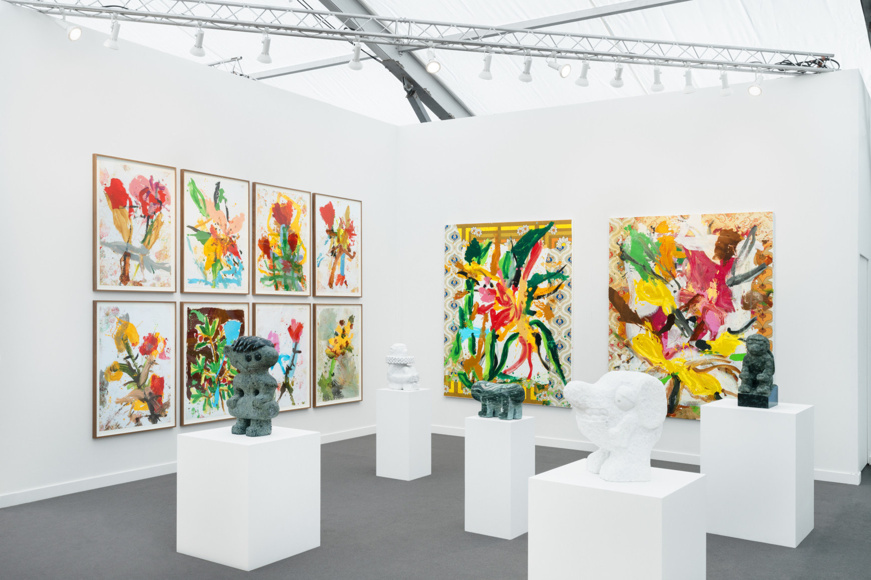 Installation view of FRIEZE LA 2023, Nino Mier Gallery | Booth E15 (February 16-19, 2023)