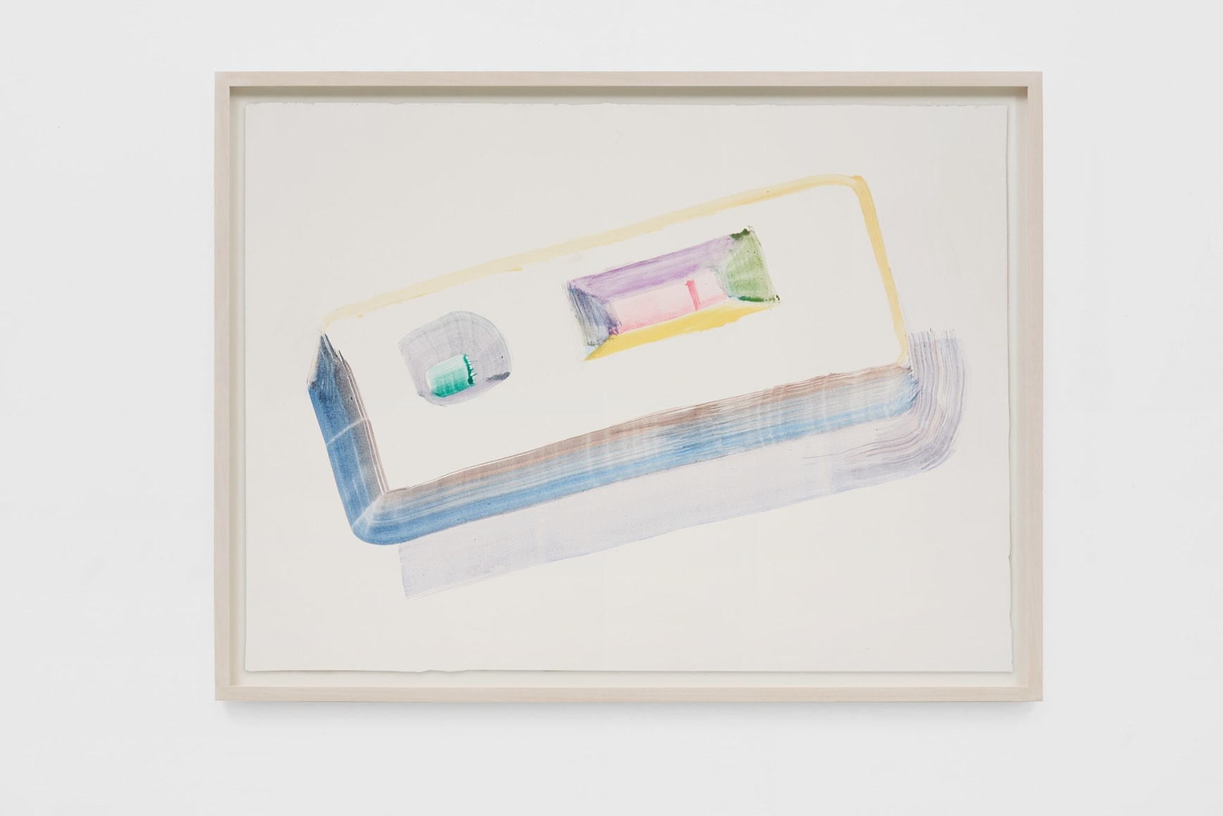 Gerlind Zeilner Negative, 2022 Signed on the back Egg tempera and oil on paper 23 5/8 x 31 1/2 in 60 x 80 cm (GZE22.022)
