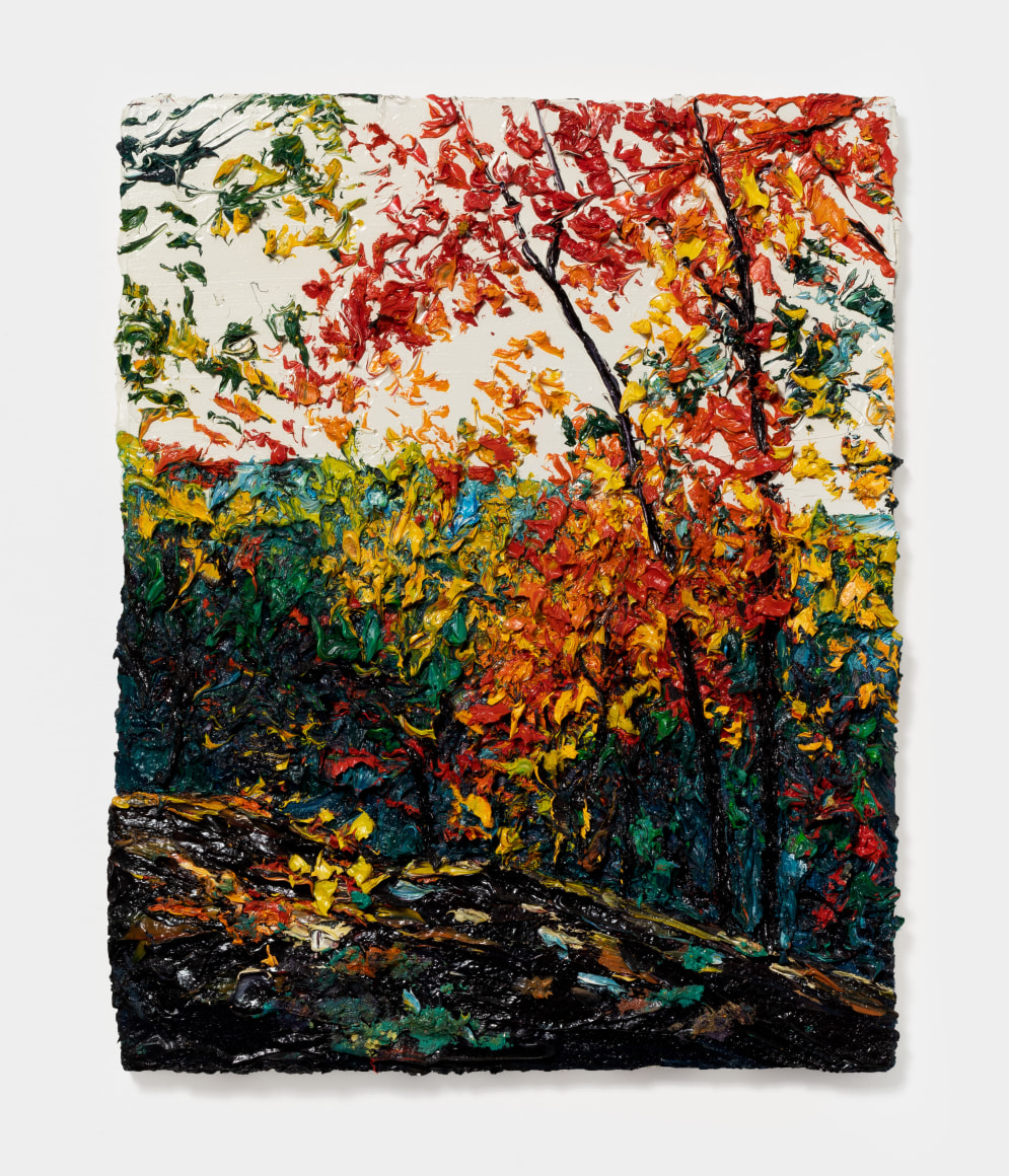 Robert Terry Rock Ledge, Hudson River, 2012 Oil on board 20 x 16 in 50.8 x 40.6 cm (RTE21.003)