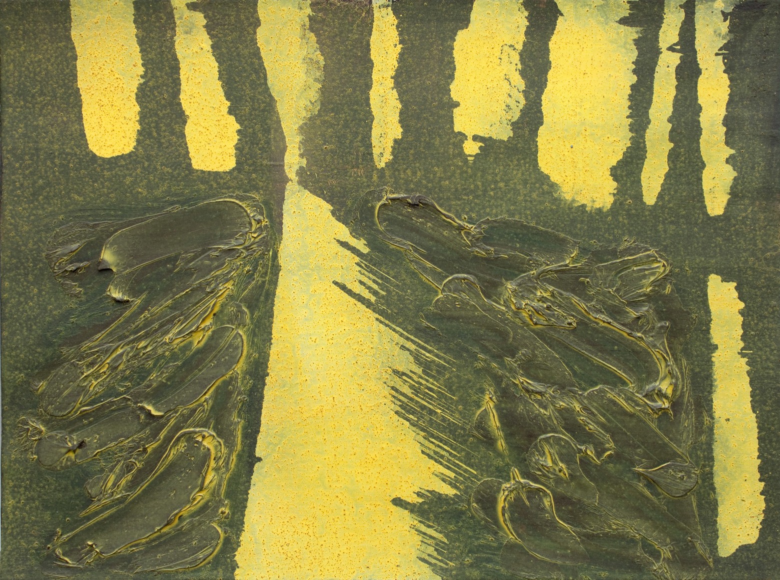 Untitled, 2019 Egg tempera and oil on paper