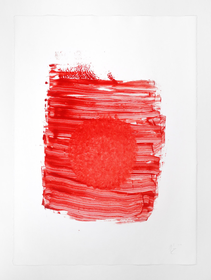 Nicholas Galanin Everything We&#039;ve Ever Been, Everything We Are Right Now - Untitled (Red), 2019