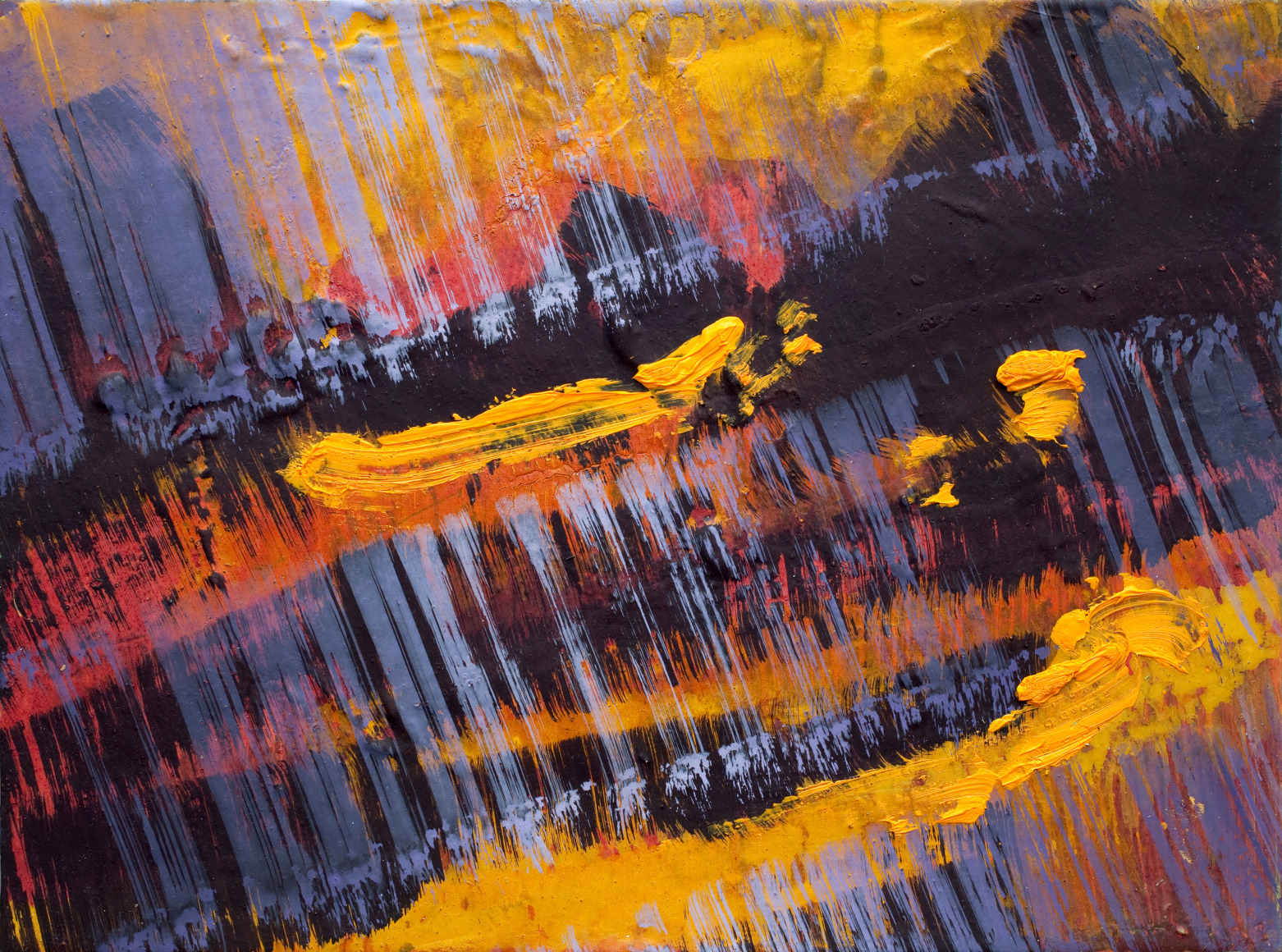 Untitled, 2019 Egg tempera and oil on paper