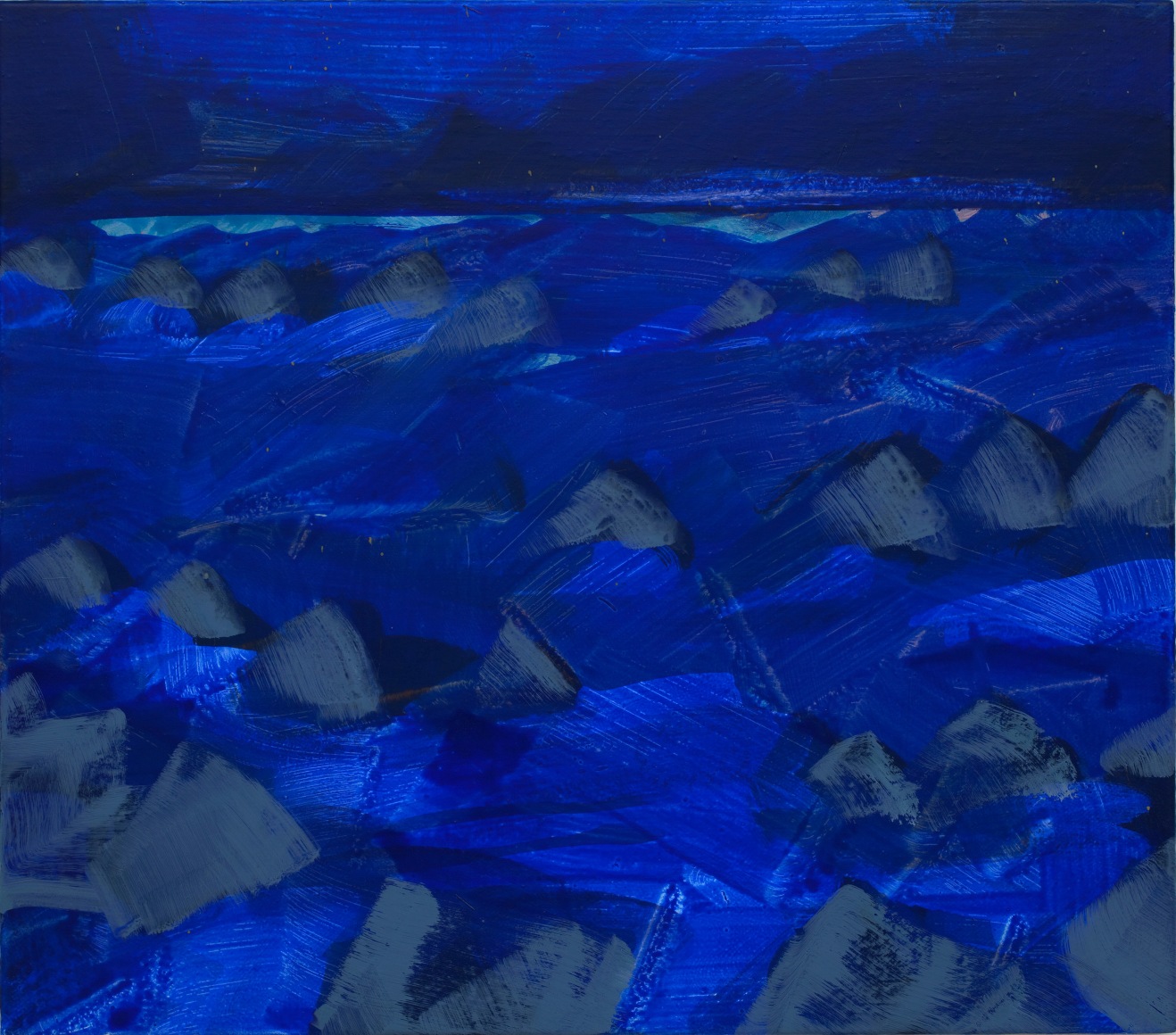 Untitled, 2018 Egg tempera on linen