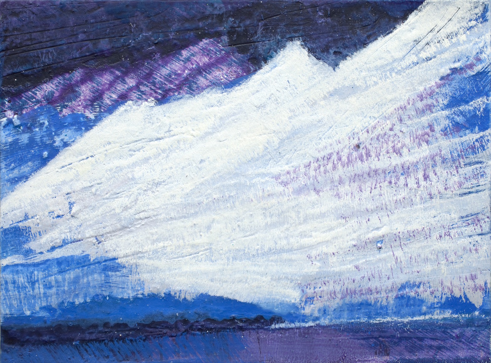 Untitled, 2019 Egg tempera and oil on paper