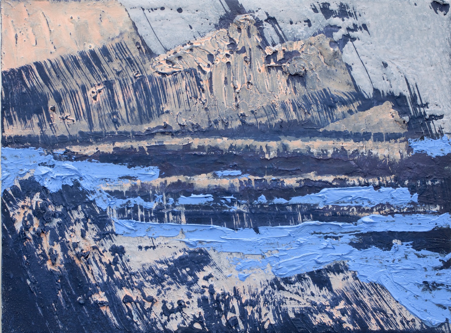 Untitled, 2019 Egg tempera and oil on paper