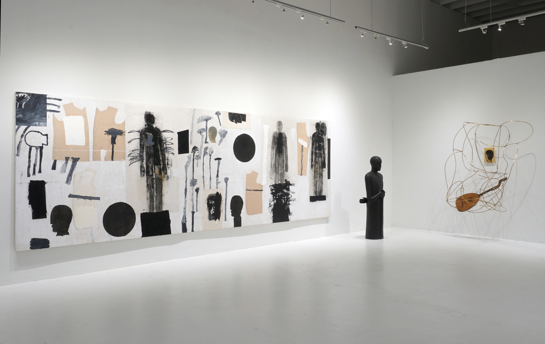 Installation views,&nbsp;Mimmo Paladino: Painting and Sculpture, October 18, 2023 - April 27, 2024, The Margulies Collection at the Warehouse