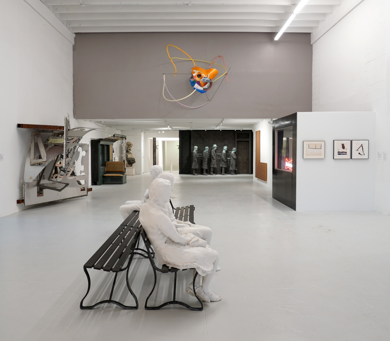 Installation view,&nbsp;Motherwell, Segal, Stella,&nbsp;October 18, 2023 - April 27, 2024, The Margulies Collection at the Warehouse