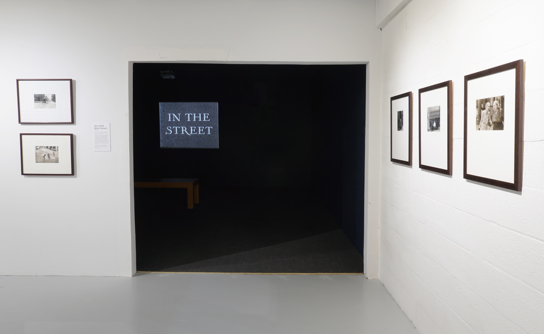 Installation view,&nbsp;Helen Levitt New York Street Photographer 1930s and 1940s,&nbsp;October 18, 2023 - April 27, 2024, The Margulies Collection at the Warehouse