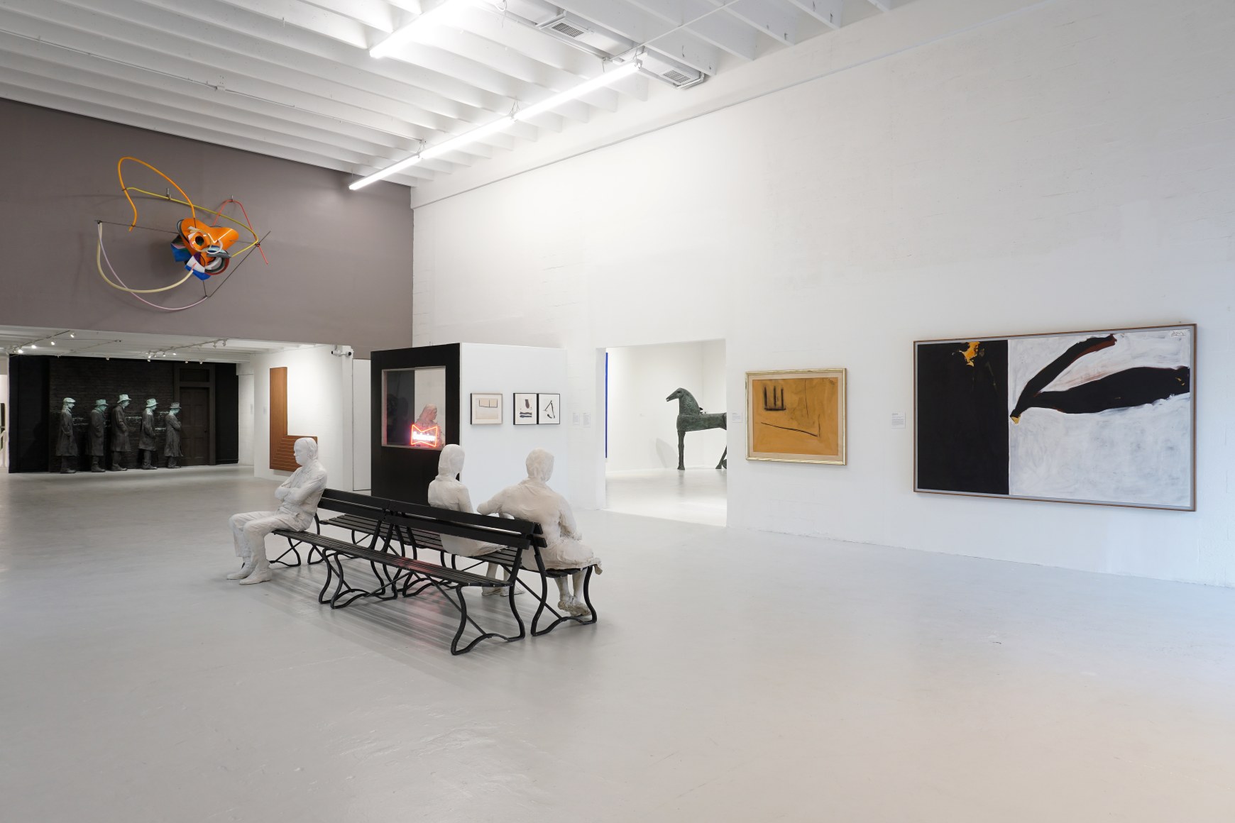 Installation view,&nbsp;Motherwell, Segal, Stella,&nbsp;October 18, 2023 - April 27, 2024, The Margulies Collection at the Warehouse