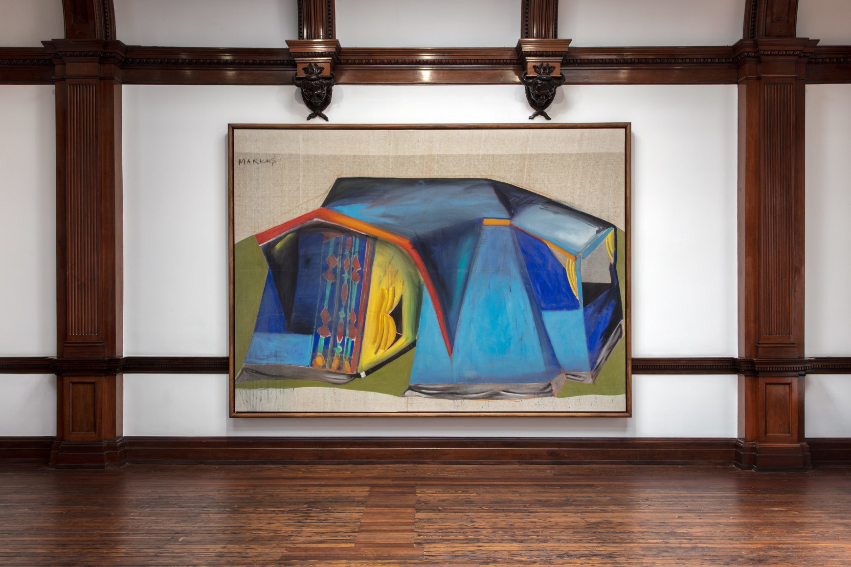 MARKUS L&Uuml;PERTZ, Tent Paintings, 1965, London, 2018, Installation Image 7
